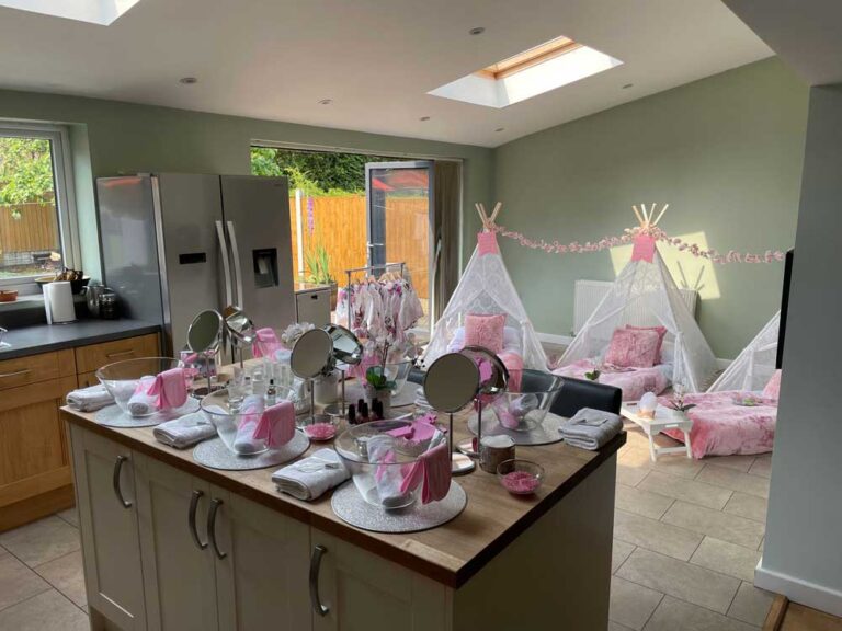 The Beautiful You Theme with Spa Setup | The Pyjama Party Company